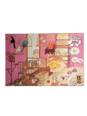 Kinderpuzzle 160 Mädchen im Tierladen