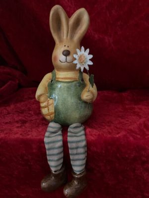 Osterdeko Hase Blume