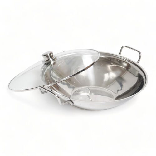 Wok-Pfanne mit Deckel