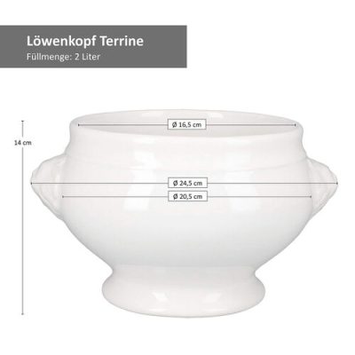Servierschüssel Löwenkopf